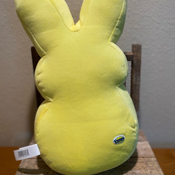 Large Yellow Peeps Bunny Plush 15”H, Just Born Yellow Peeps Bunny Stuffed Animal - Picture 4 of 11